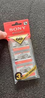 Vintage Sony Mini Cassette set ( Nieuw in plastic ), Cd's en Dvd's, Cassettebandjes, Overige genres, Onbespeeld, Verzenden, Nieuw in verpakking