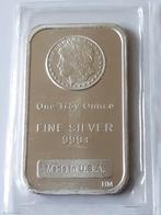 One troy ounce  fine silver 999+ (morgan) kk f.5.5, Ophalen of Verzenden
