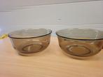 Schalen glazen 2 x bp.               Rookglas., Huis en Inrichting, Ophalen of Verzenden, Zo goed als nieuw