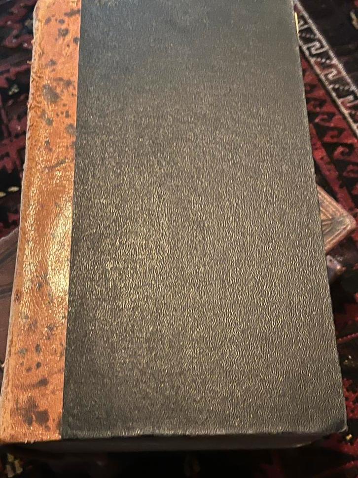 Antiek Woordenboek Frans-Hollands 1859, Antiek en Kunst, Antiek | Boeken en Bijbels, Verzenden