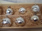 oude kerstballen 6 stuks  zilver kleur, Antiek en Kunst, Curiosa en Brocante, Ophalen of Verzenden