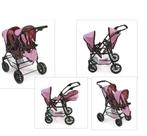 Bayer Chic 2000 Twinny tandem buggy kinderwagen, Ophalen, Zo goed als nieuw