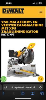 Dewalt afkort zaag DW717 XPS, Verzenden, 70 mm of meer, Nieuw, Afkortzaag