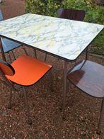 Formica set, Huis en Inrichting, Stoelen, Ophalen of Verzenden, Twee