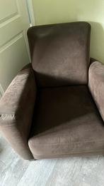 Bruine fauteuil, Ophalen, Gebruikt, 75 tot 100 cm, 50 tot 75 cm