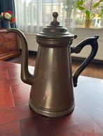 Mooie gebruineerde koperen koffiepot, Antiek en Kunst, Antiek | Koper en Brons, Ophalen of Verzenden, Koper