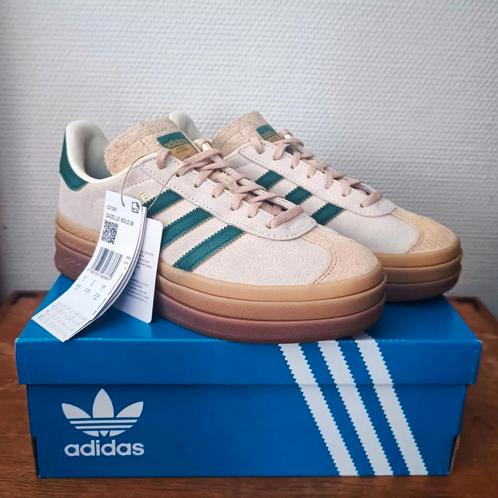 Prachtige 'Adidas Gazelle Bold' sneakers, maat 38, Kleding | Dames, Schoenen, Zo goed als nieuw, Sneakers of Gympen, Beige, Ophalen of Verzenden