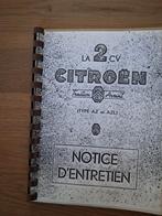 Citroen la 2CV instructieboekje copie, Ophalen of Verzenden