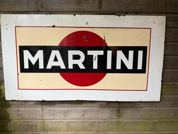 Emaille Martini Reclamebord - Vintage beschikbaar voor biedingen