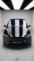 Tesla Model X 2018 Zwart, Auto's, Tesla, Automaat, Model X, 2433 kg, Zwart