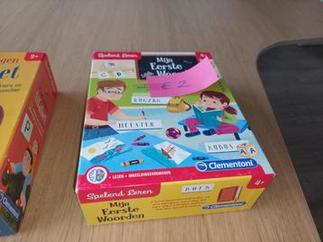 Spel Mijn eerste woorden beschikbaar voor biedingen