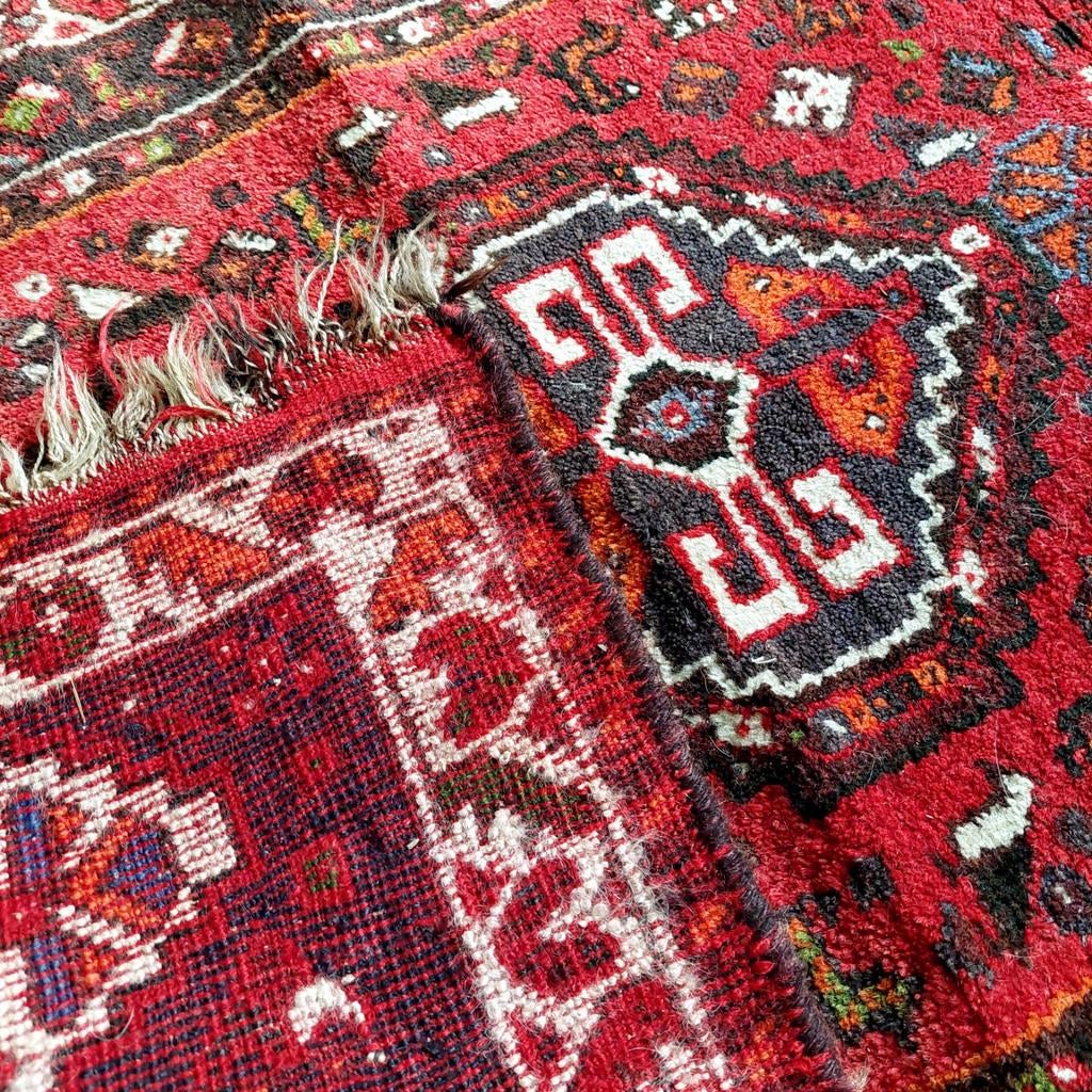 Lucky Vintage wollen perzisch antiek vloerkleed, 130x89 cm, Gebruikt, 100 tot 150 cm, Onbekend, Onbekend