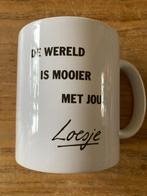Loesje mok beker - De wereld is mooier met jou - Gaby, Nieuw, Ophalen of Verzenden, Overige stijlen, Kop(pen) en/of Schotel(s)