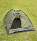 MIL-TEC 2 persoons tent Olijf quick pop up tenten outdoor, Nieuw, Tot en met 2