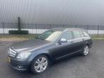 Mercedes-Benz C-klasse Estate 200 CDI Avantgarde Bj 2008 Air, Auto's, Zwart, 1505 kg, Leder, Euro 4