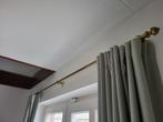 Messing gordijnroede 200cm, Huis en Inrichting, Stoffering | Gordijnen en Lamellen, Ophalen, Gebruikt, Overige kleuren, 150 tot 200 cm