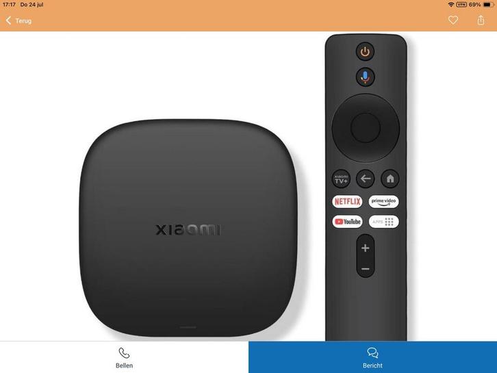 IPTV Mediabox xiaomi, Audio, Tv en Foto, Mediaspelers, Nieuw, Ophalen