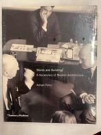 FEB WORDS AND BUILDINGS - ADRIAN FORTY, Ophalen of Verzenden, Zo goed als nieuw, Architecten