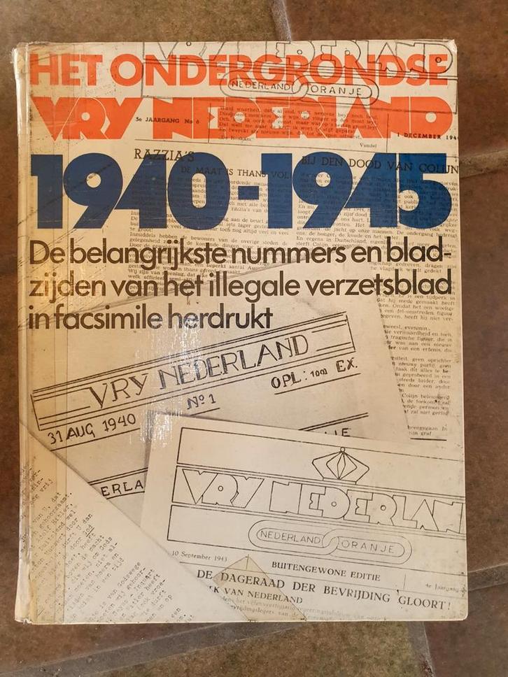 Vrij Nederland 1940-1945 Facsimile Herdruk, Boeken, Oorlog en Militair, Gelezen, Overige onderwerpen, Tweede Wereldoorlog, Ophalen of Verzenden