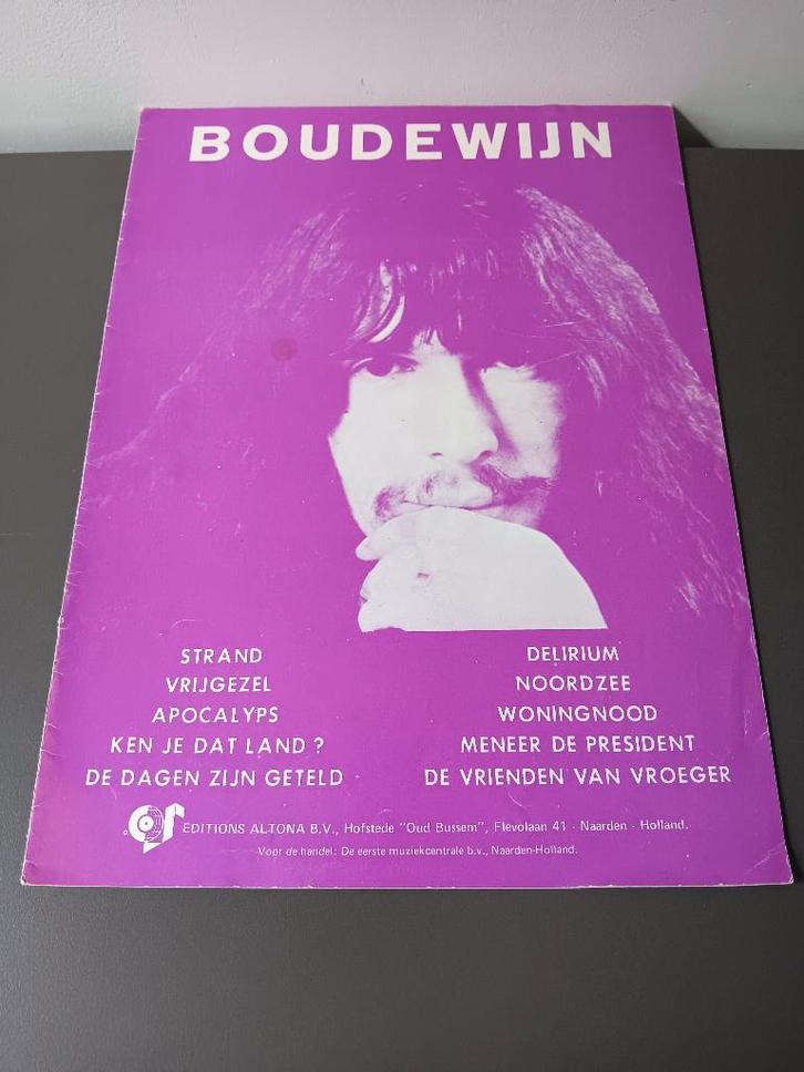 Boudewijn de Groot - Bladmuziek (jaren ’60/’70), Muziek en Instrumenten, Bladmuziek, Gebruikt, Artiest of Componist, Ophalen of Verzenden
