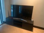 Tv meubel zwart 160 cm, Huis en Inrichting, Kasten | Televisiemeubels, Tv meubel, 150 tot 200 cm, Ophalen of Verzenden, Zo goed als nieuw