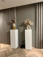 Witte sokkels, Huis en Inrichting, Woonaccessoires | Zuilen en Pilaren, Ophalen of Verzenden, Zo goed als nieuw