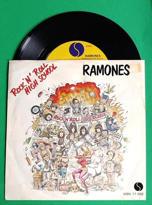 Ramones - Rock ‘n’ roll highschool, Cd's en Dvd's, Vinyl Singles, Single, 7 inch, Verzenden