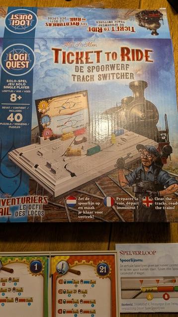 Ticket to Ride De Spoorweg + Smartgame/Sologame beschikbaar voor biedingen