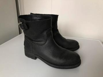 SHABBIES Amsterdam mt 37 leer zwart ZGAN beschikbaar voor biedingen