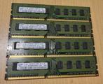 Samsung 8GB (4x2gb) PC3 10600u, Computers en Software, RAM geheugen, Ophalen of Verzenden, Zo goed als nieuw, DDR3, Desktop