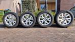 Mazda CX-7 lichtmetalen velgen met banden, Auto-onderdelen, Banden en Velgen, Ophalen, Gebruikt, 17 inch, Zomerbanden