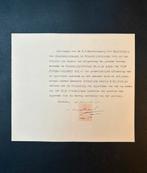 Kwitantie met belastingzegel Staatsspoorwegen (1930), Verzamelen, Ophalen of Verzenden, Gebruikt, Trein