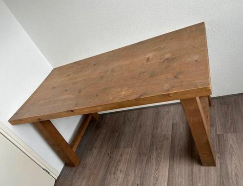 Gebruikte tafel, steigerhout, Huis en Inrichting, Tafels | Eettafels, Zo goed als nieuw, 50 tot 100 cm, 150 tot 200 cm, Vijf personen of meer