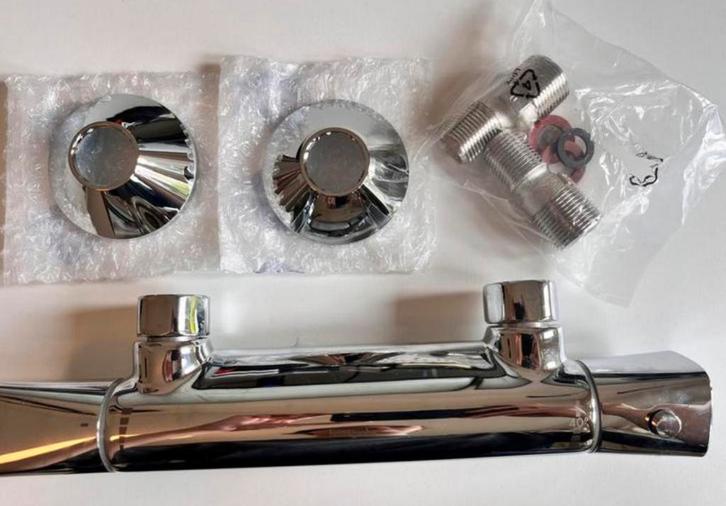 Hansgrohe Ecostat Universal thermostatische douchemengkraan, Doe-het-zelf en Verbouw, Sanitair, Zo goed als nieuw, Douche, Chroom