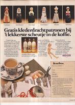 Retro reclame 1980 Nutricia Nutroma klederdracht poppen, Verzamelen, Overige typen, Ophalen of Verzenden