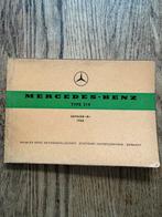 Mercedes 219 Ponton Onderdelenboekje 1958 - 5-talig, Ophalen of Verzenden