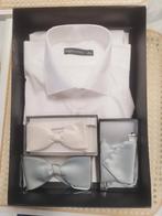 Angelo Litrico overhemd set - Nieuw!, Angelo Litrico, Wit, Nieuw, Halswijdte 39/40 (M)