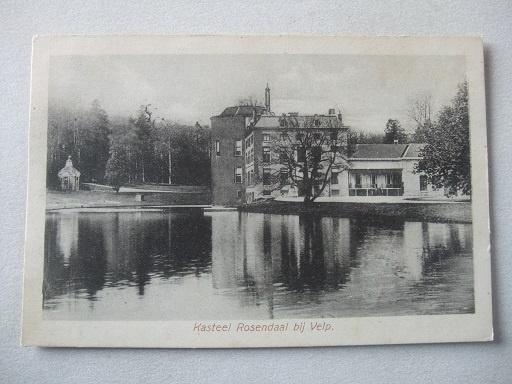 P151 kasteel Rozendaal bij Velp - 1921, Verzenden, 1920 tot 1940, Gelopen, Gelderland