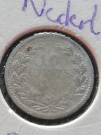10 CENT 1884 KONING WILLEM III., Koning Willem III, Verzenden, Zilver, 10 cent