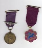 2 airborne wandeltocht medailles, Ophalen of Verzenden, Landmacht, Nederland, Lintje, Medaille of Wings