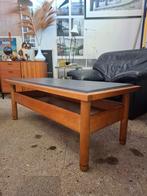 Vintage art deco salontafel leisteen koffietafel, Antiek en Kunst, Ophalen