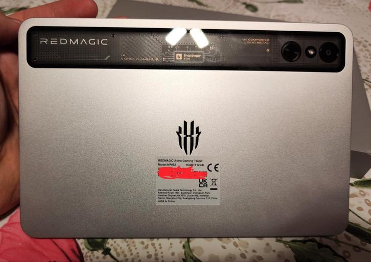 Redmagic Astra 16/512GB - Zo goed als nieuw!, Computers en Software, Android Tablets, Zo goed als nieuw, 512 GB, Ophalen of Verzenden