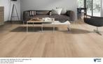 28cm Extra brede Laminaat Oak Light Beige 8mm dik 4V-groev, 75 m² of meer, Beige, Laminaat beige kleur 28cm brede plank, Nieuw