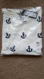 ONLY TRUI CREMEKLEUR MET BLAUWE ANKERS EROPMAAT L, Kleding | Dames, Truien en Vesten, Only, Wit, Maat 42/44 (L), Nieuw