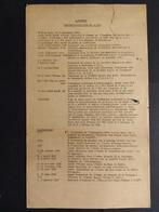 Franse bibliografie Albert Plesman uit eind jaren 40 (K1014), Ophalen of Verzenden, Gebruikt, Kaart, Foto of Prent