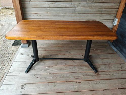 Tuintafel eikenhout gebeitst, Tuin en Terras, Tuintafels, Zo goed als nieuw, Rechthoekig, Hout, Ophalen