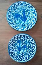 Vintage Majolica aardewerk wandbord. ( Spaans), Ophalen of Verzenden