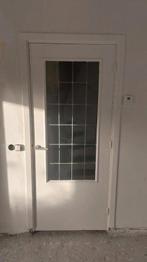Binnendeur glas in lood, Doe-het-zelf en Verbouw, Ophalen, Binnendeur, 200 tot 215 cm, Glas