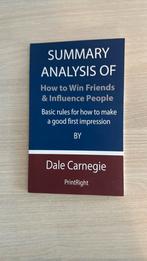 Summary analysis of how to win friends and influence people, Ophalen of Verzenden, Nieuw, Dale carnegie