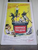 Zeer grote Ingelijste Retro Filmposter: Advance to the Rear, Ophalen, Rechthoekig Staand, Deurposter of groter, Zo goed als nieuw